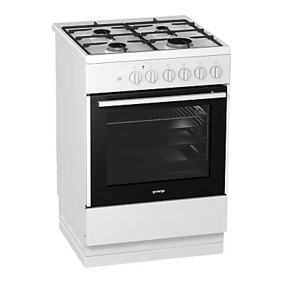 Gorenje K613E17WKD Dual Fuel Cooker, White Gorenje K613E17WKD Dual Fuel Cooker, White